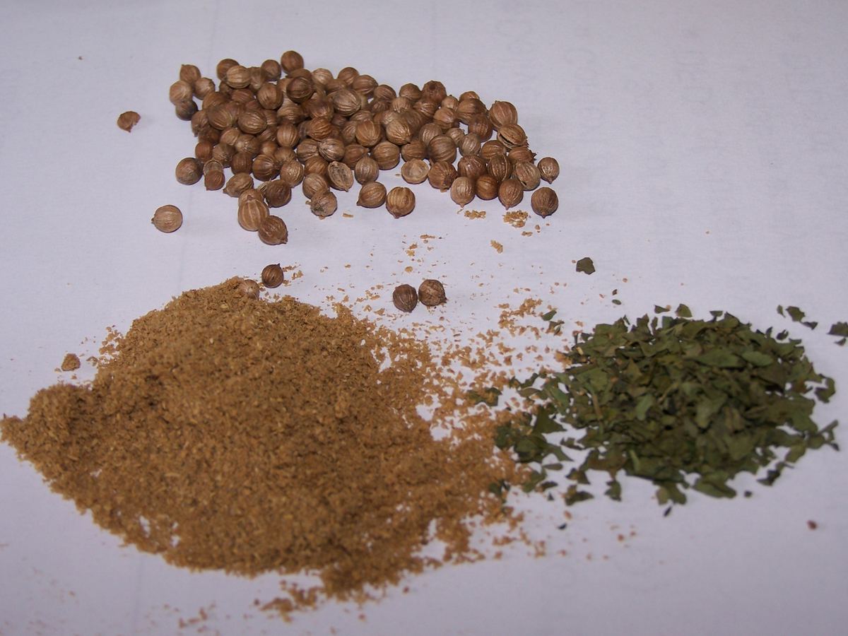Ground coriander powder